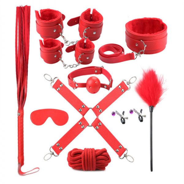Kit De 10 Accesorios En Color Rojo