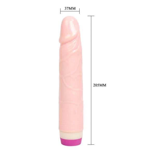 Vibrador Realista Piel De Suaves Venas