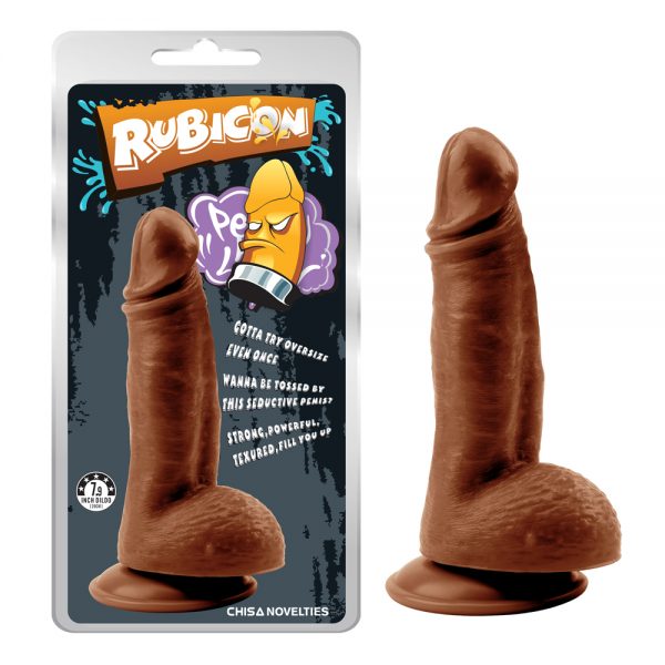 Consolador Mighty Ravage Penis-Brown