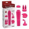 Vibrador Sweet Breeze Con 4 Estimuladores Color Rosado