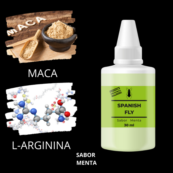 Aceite De Masaje Íntimo Con L-Arginina y Sabor Menta