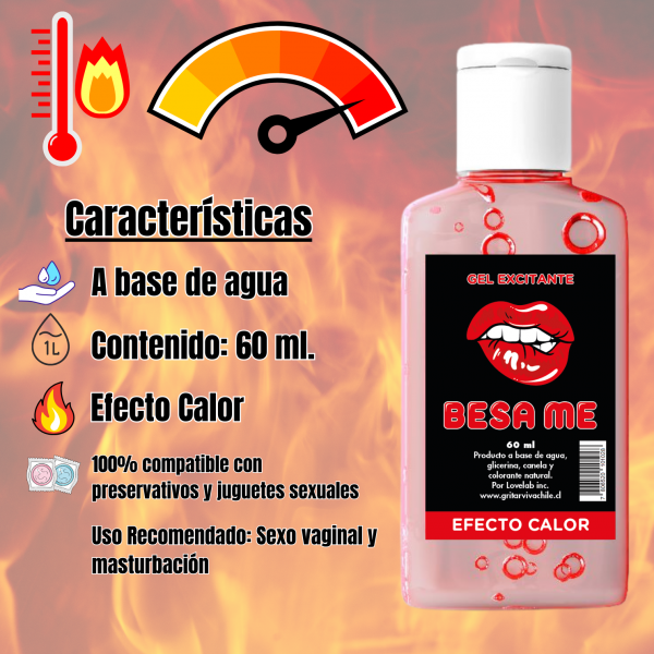 Gel Excitante Efecto Calor