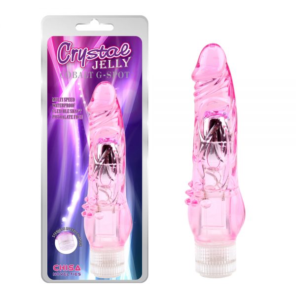 Vibrador De Jelly Cobalt G-Spot – Pink