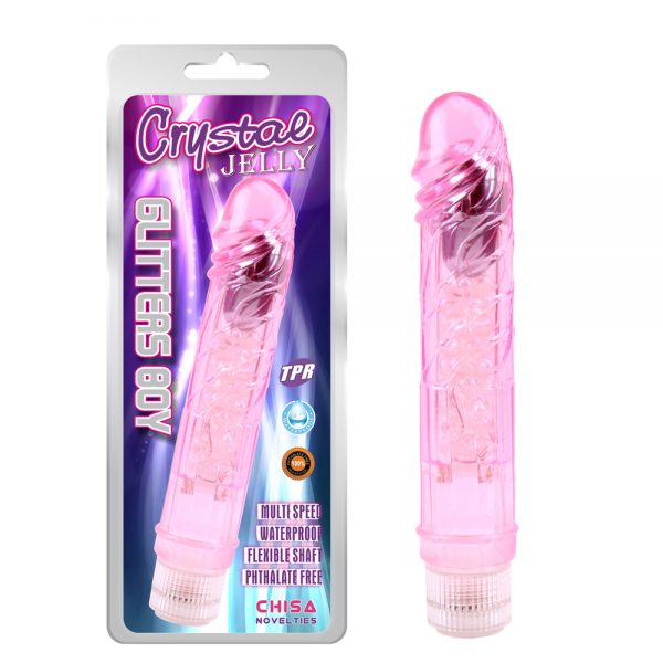 Vibrador Glitters Boy - Pink COD4270