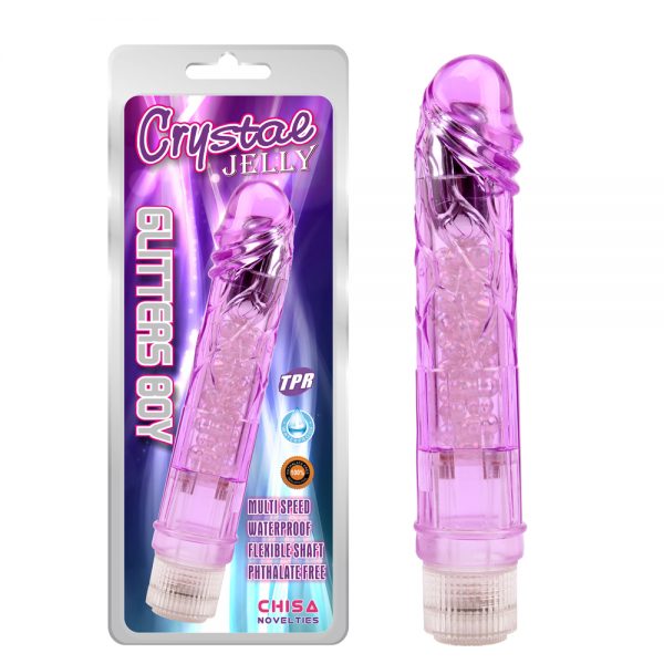 Vibrador Glitters Boy - Purple COD4277