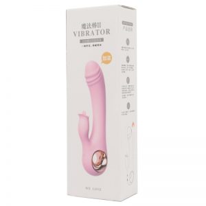 Vibrador Varita Mágica Con Lengua Para Clítoris