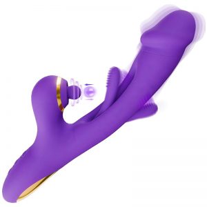 Vibrador y Estimulador Vaginal 3 en 1 (Lengua)