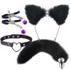 Kit Bondage De 4 Accesorios Negro