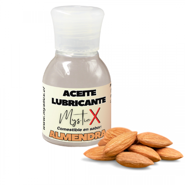 Aceite Lubricante Comestible Mystic X Almendra 30 ml.